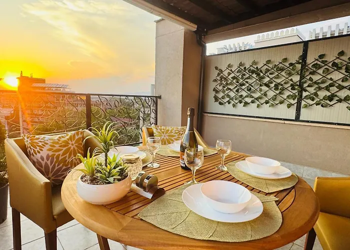 公寓 Luxury Sea View, 5star Barcelo On 阳光海滩